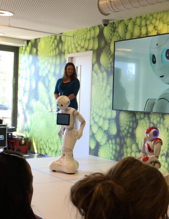 Lezing met Pepper Robot of NAO robot